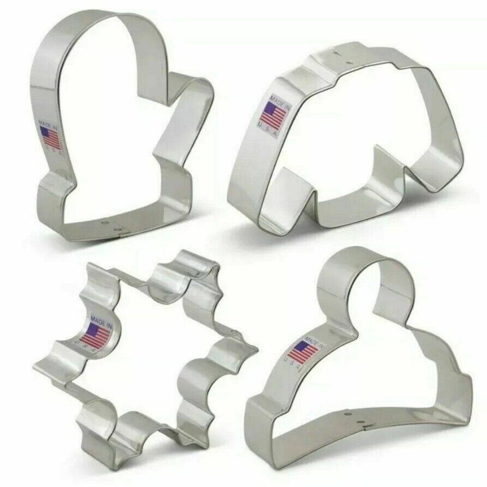 Ann Clark Winter Cookie Cutters 4-Piece